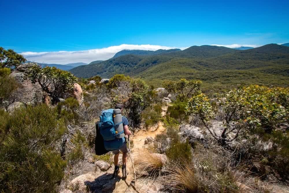 Hiking at Wilsons Promontory Eastern Circuit