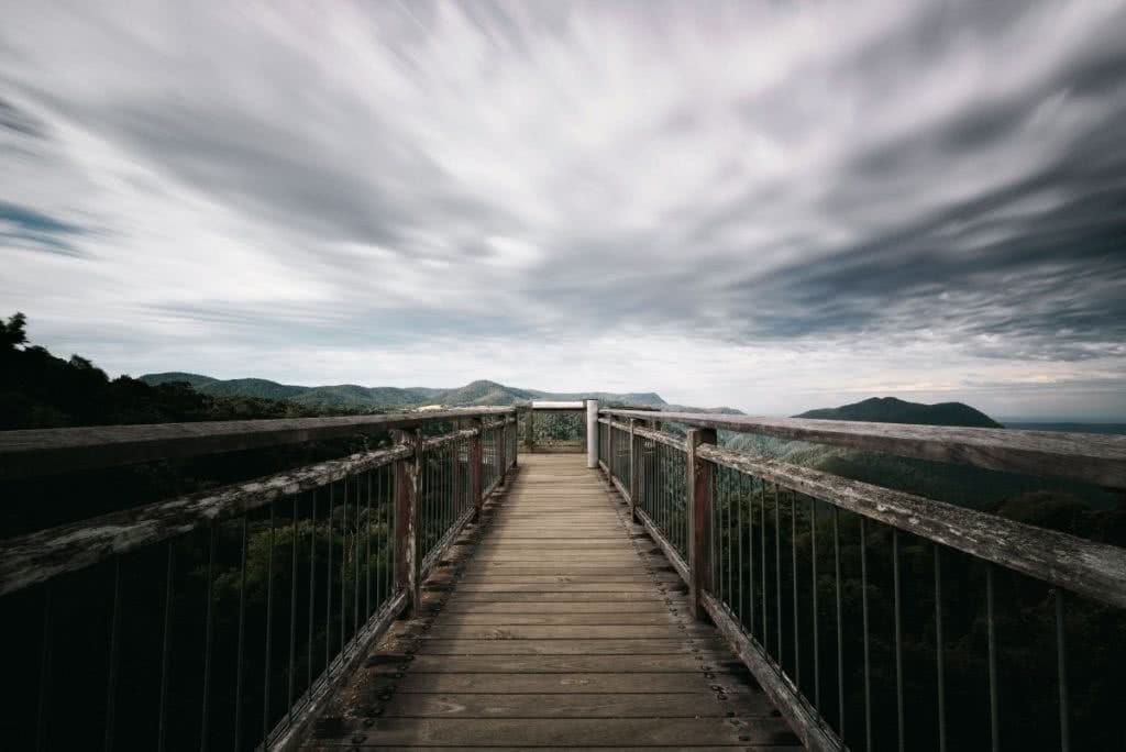 Waterfall Way // Coffs Harbour to Armidale (NSW) Matt Horspool, boardwalk, clouds, fence, sky