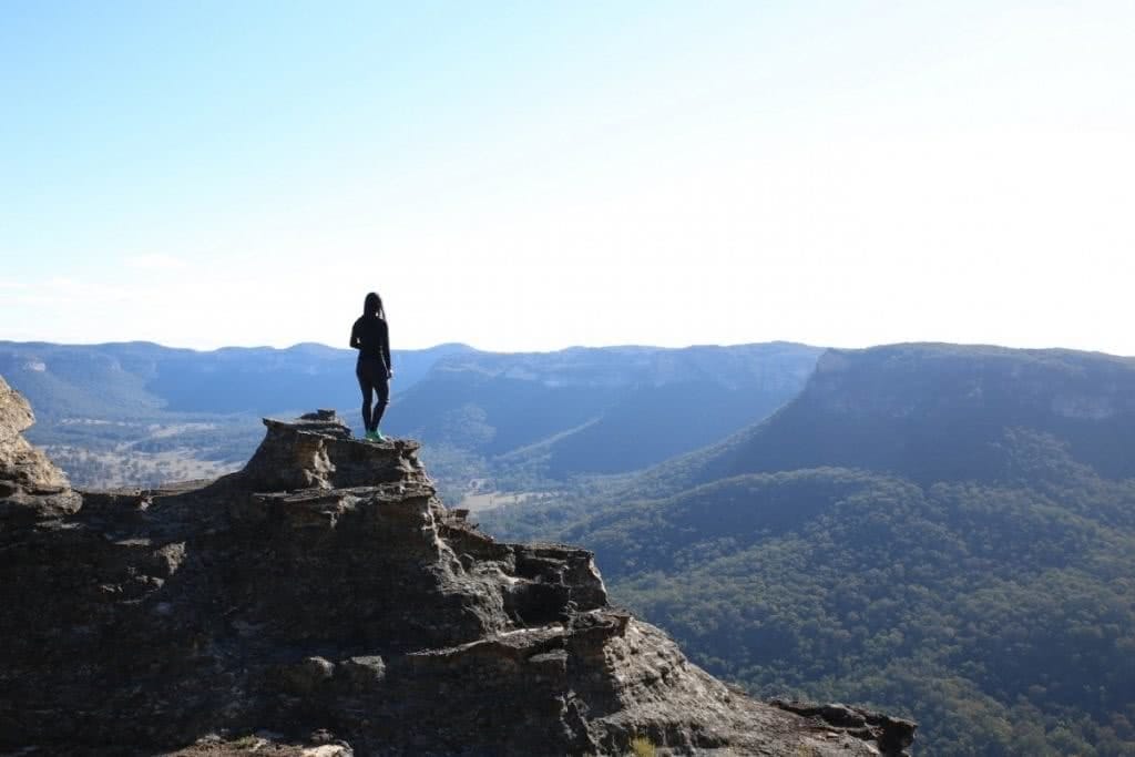 Canyons of Donkey Mountain // Wolgan Valley (NSW) Dan Jee, peak, person, summit, valley, trees