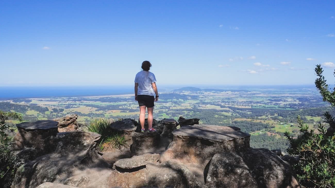 emily parisi, drawing room rocks, shoalhaven, lookout, person, nsw