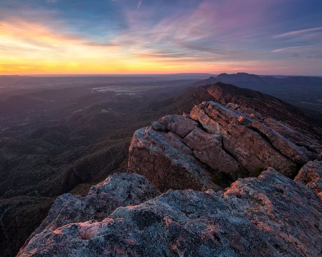 Brian Hatchard flinders ranges hero st mary peak summit sunrise south australia sa