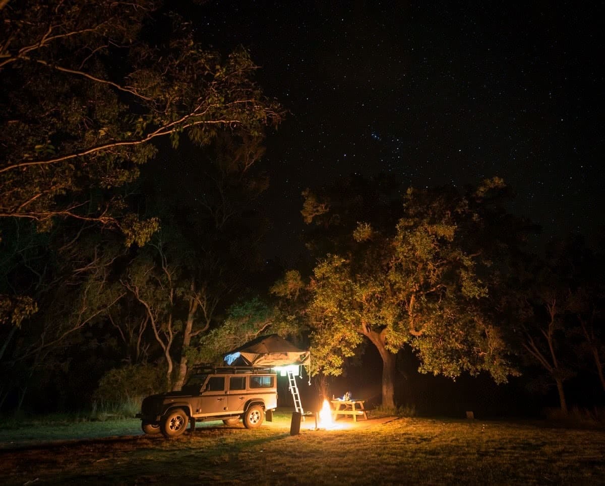 Off-Road Adventures in Oxley Wild Rivers National Park (NSW) Kate Miles campfire 4wd