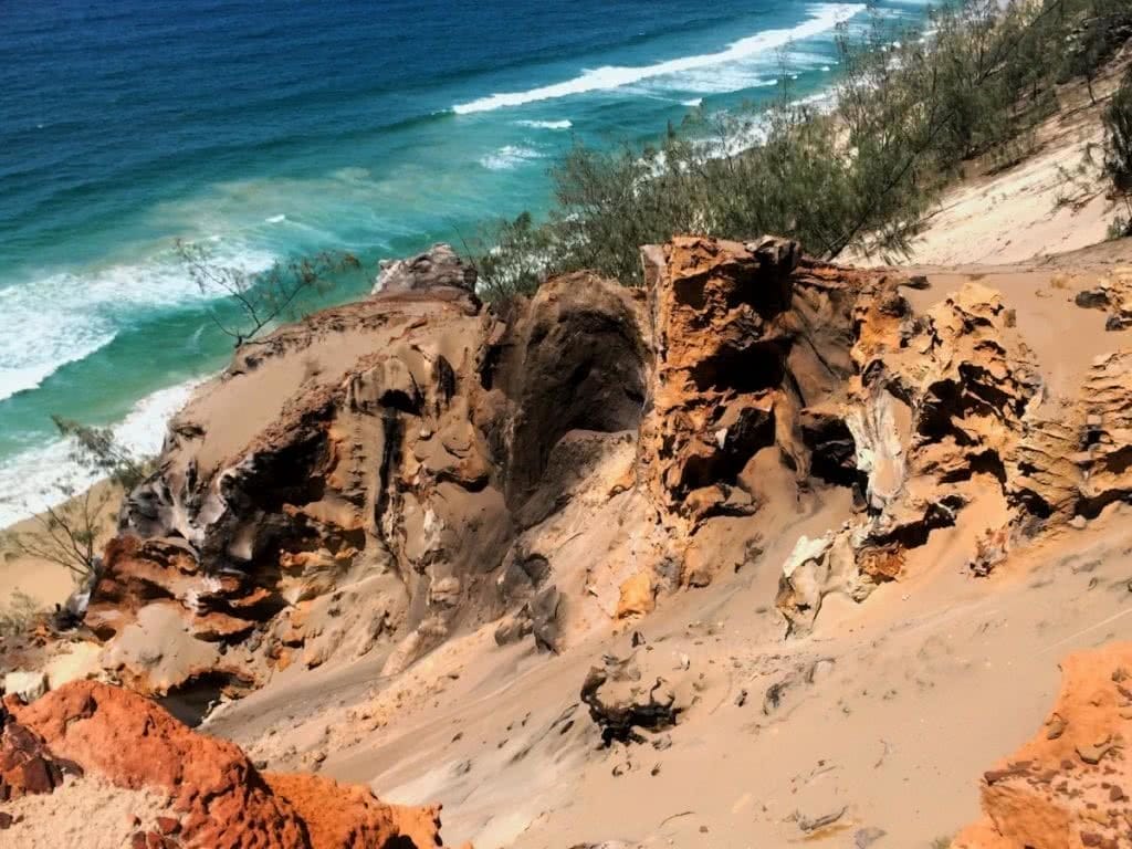 Carlo Sand Blow // Cooloola Great Walk (QLD) Pru Islip ocean cliff