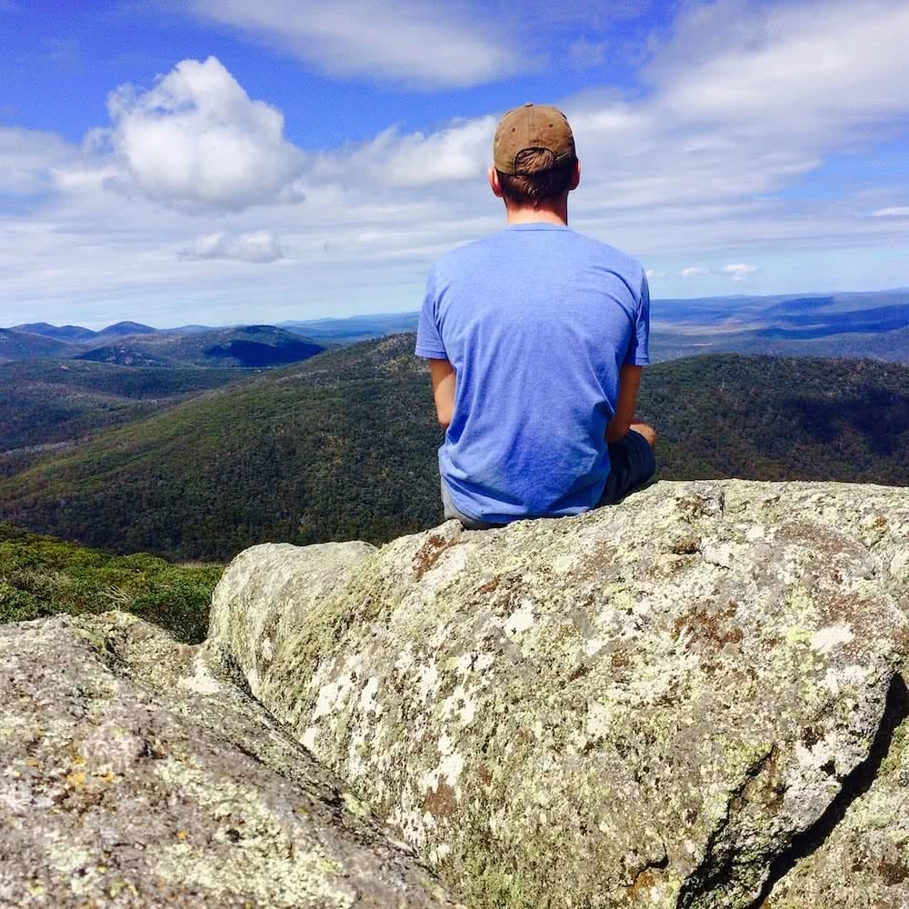 Namadgi National Park Top of Stockyard Spur Xavier Anderson Corin Dam to Mount Gingera act canberra
