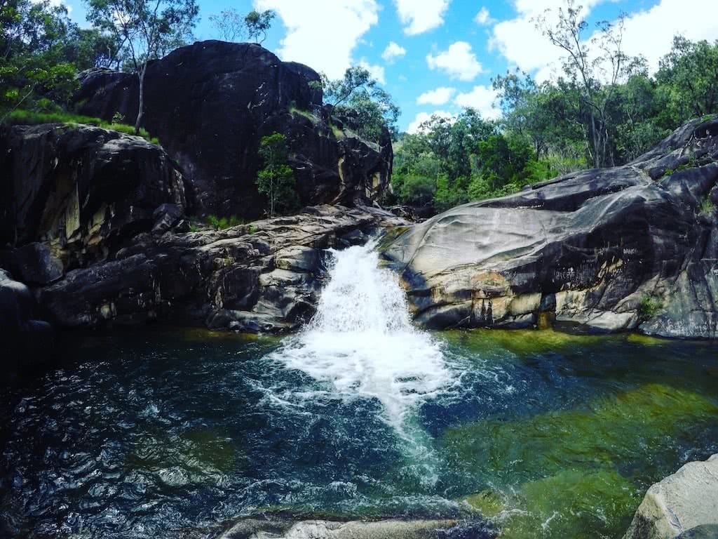 Waterfalls and Rockslides // Big Crystal Creek (QLD) Tiffany Hulm waterhole