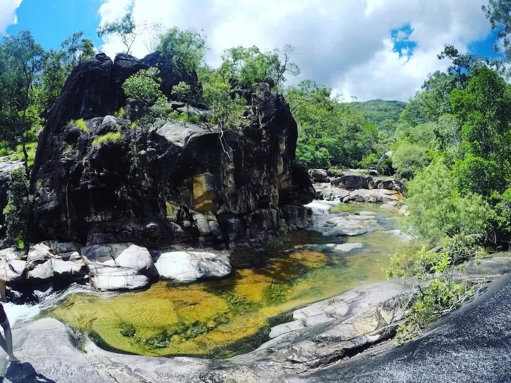 Waterfalls and Rockslides // Big Crystal Creek (QLD) Tiffany Hulm waterhole