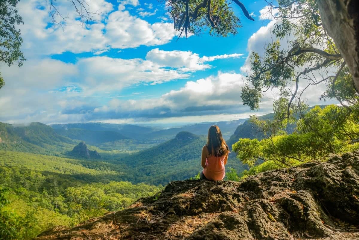 Lower Ballanjui Falls in Lamington National Park