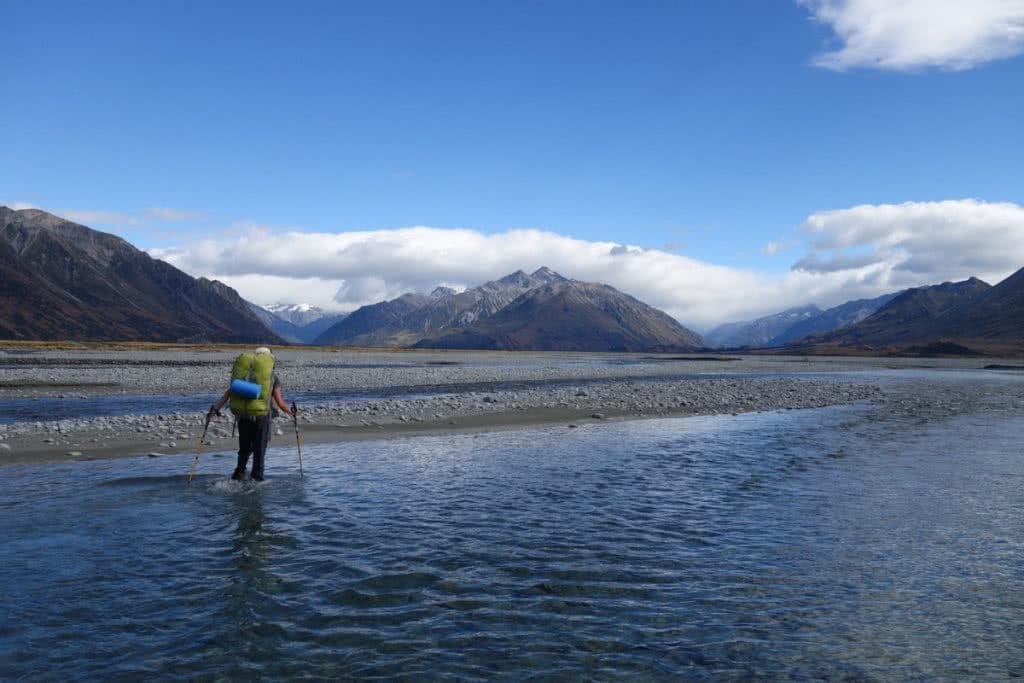 Crossing the Rangitata River LAURA WATERS new zealand