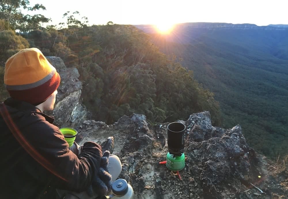 tim ashelford bush barista outdoor coffee