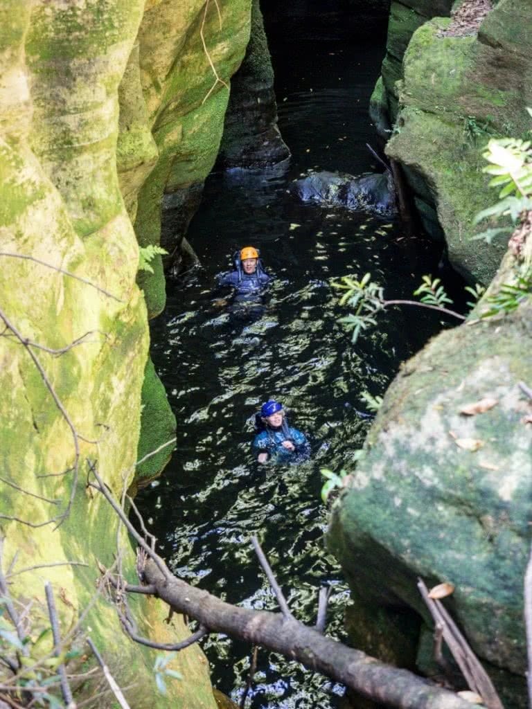 Lower Bowens Creek North canyoning Jame Stuart blue mountains