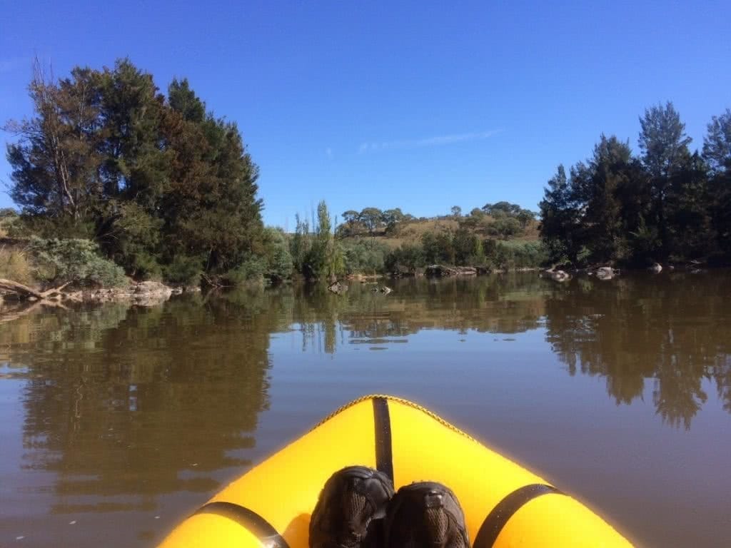 packraft Murrumbidgee pine island xavier anderson