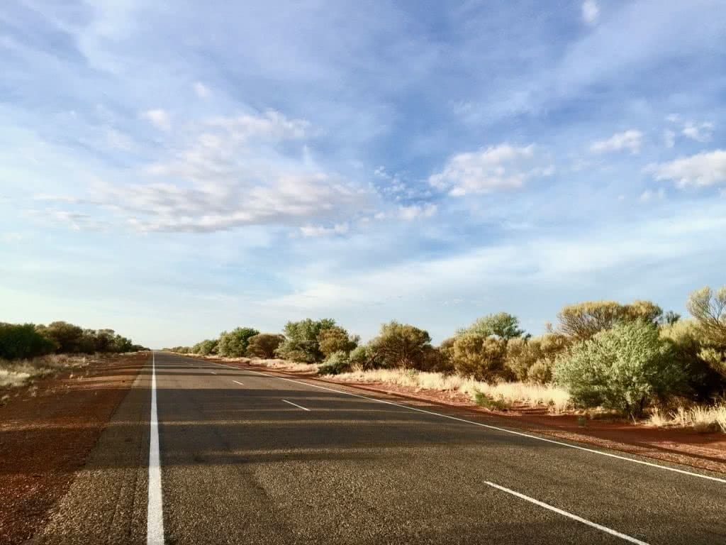 Coral Coast Road Trip // Perth to Shark Bay (WA), Henkjan Schrijver, Kalbarri National Park, road, long, straight, sky