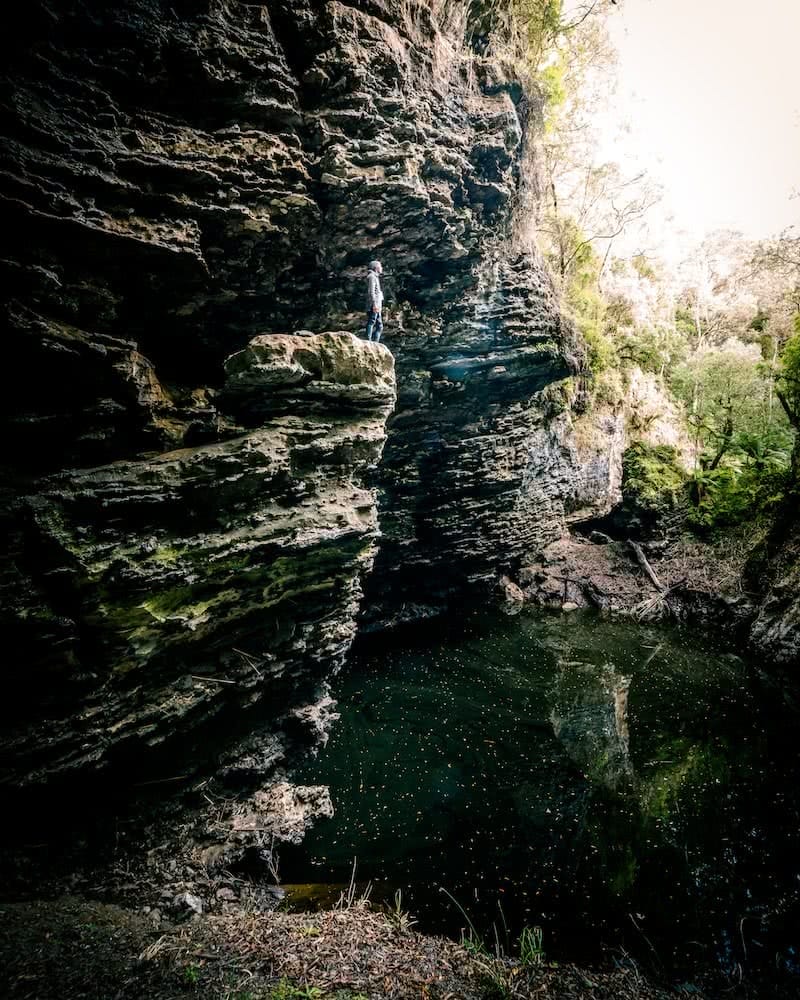 Forest of Natural Greens // Trowutta Arch (TAS) Aidan Cunningham limestone cliff
