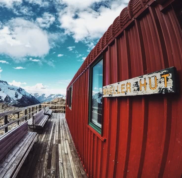 A Mighty View From Mueller Hut (NZ) Mike Pidgeon mountain hut, mueller hut