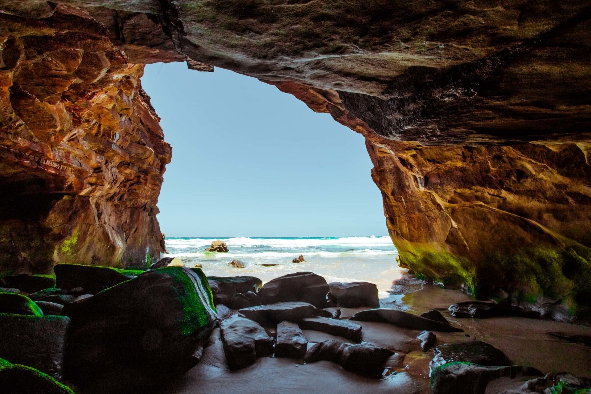 Coastal Hiking in Yuraygir National Park (Northern NSW) Scout Hinchliffe beach cave