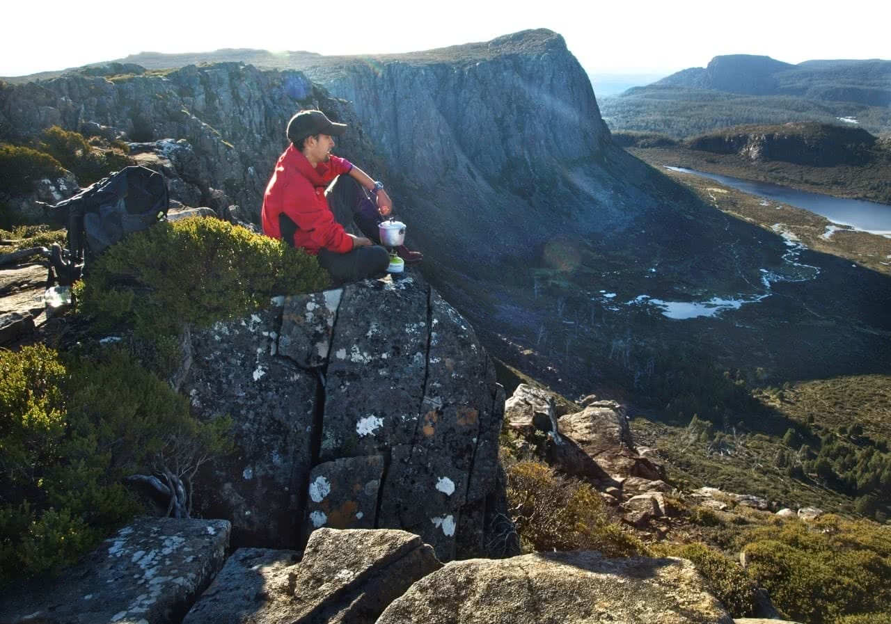 Eat Like A Backcountry King, Joel Johnsson, hiking, food, lightweight, cooking, cliff, gas stove, joel, hiking food