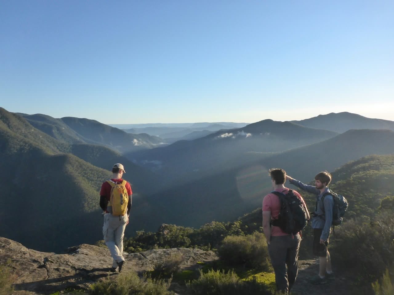 K2K In A Day, Kanangra Walls, Sunrise, Kanangra-Boyd National Park, group, view, lookout