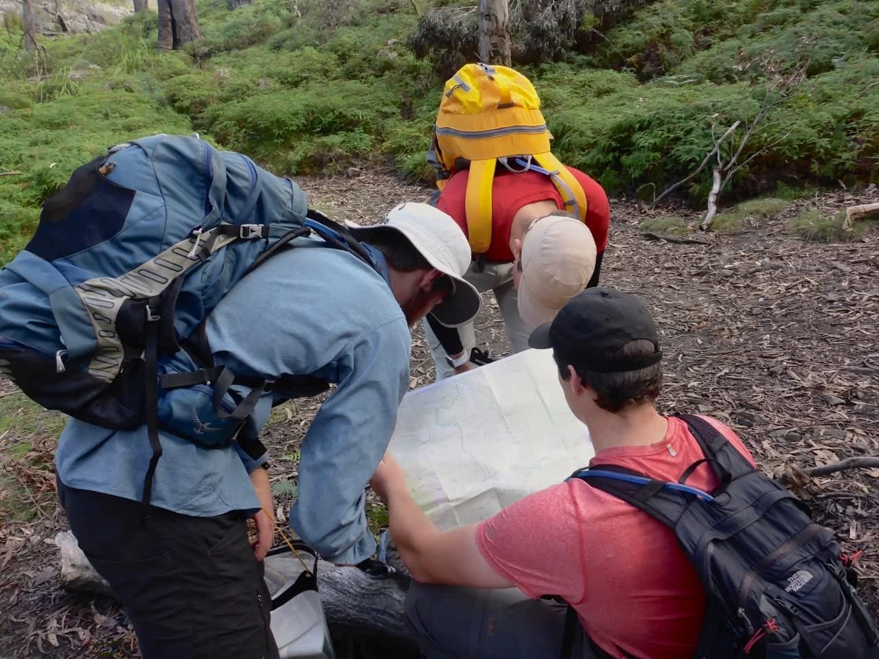K2K In A Day, Kanangra Walls, Sunrise, Kanangra-Boyd National Park, map, navigation, group
