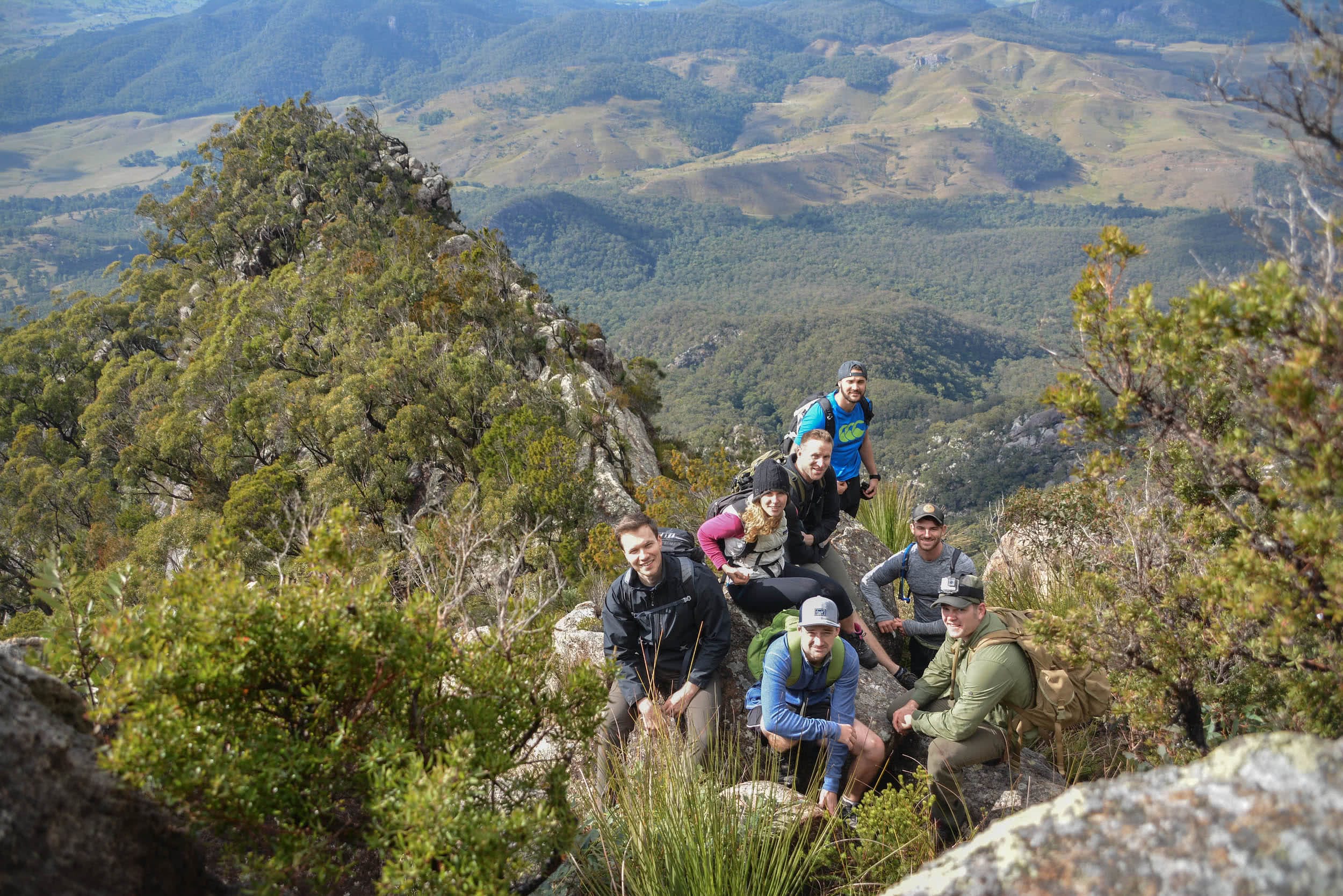 Lisa Owen Mt. Barney Logan's QLD friends hiking