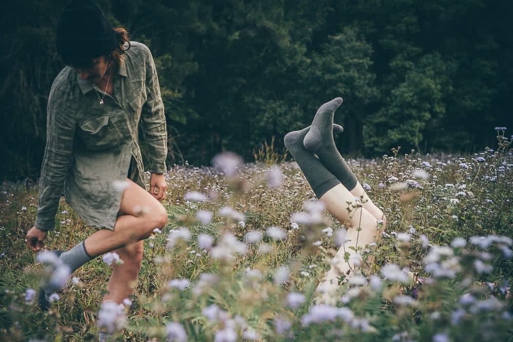 Yasmin Maher, Le Bent Socks, flower, field