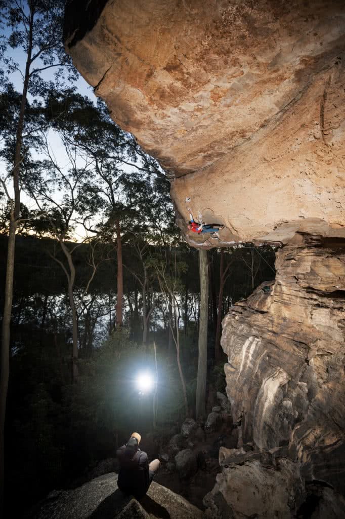 jake anderson adventure photography Rod climbing Nowra