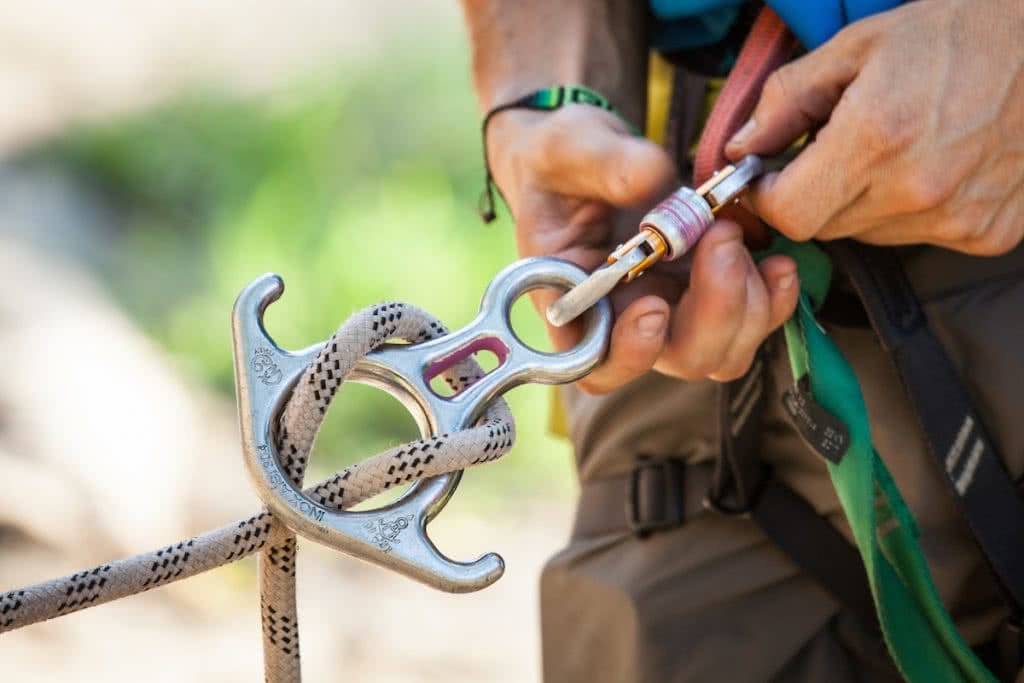 climbing gear close up