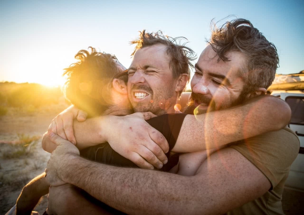Benny Littlejohn, Simpson Desert Crossing, Adventure Co, fatbikes, mountain bike, cycling, finish, joy