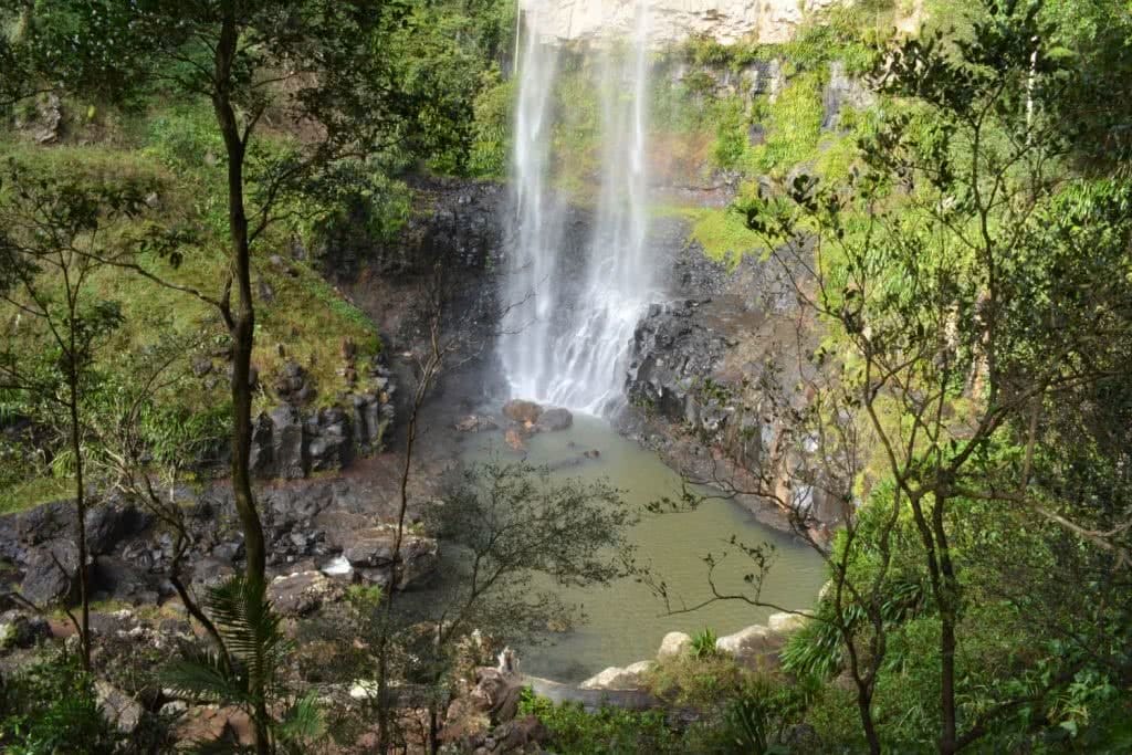 Lisa Owen_BestBeginnerHikesBrisbane_Purling Brook Base, swimming hole, pool, waterfall