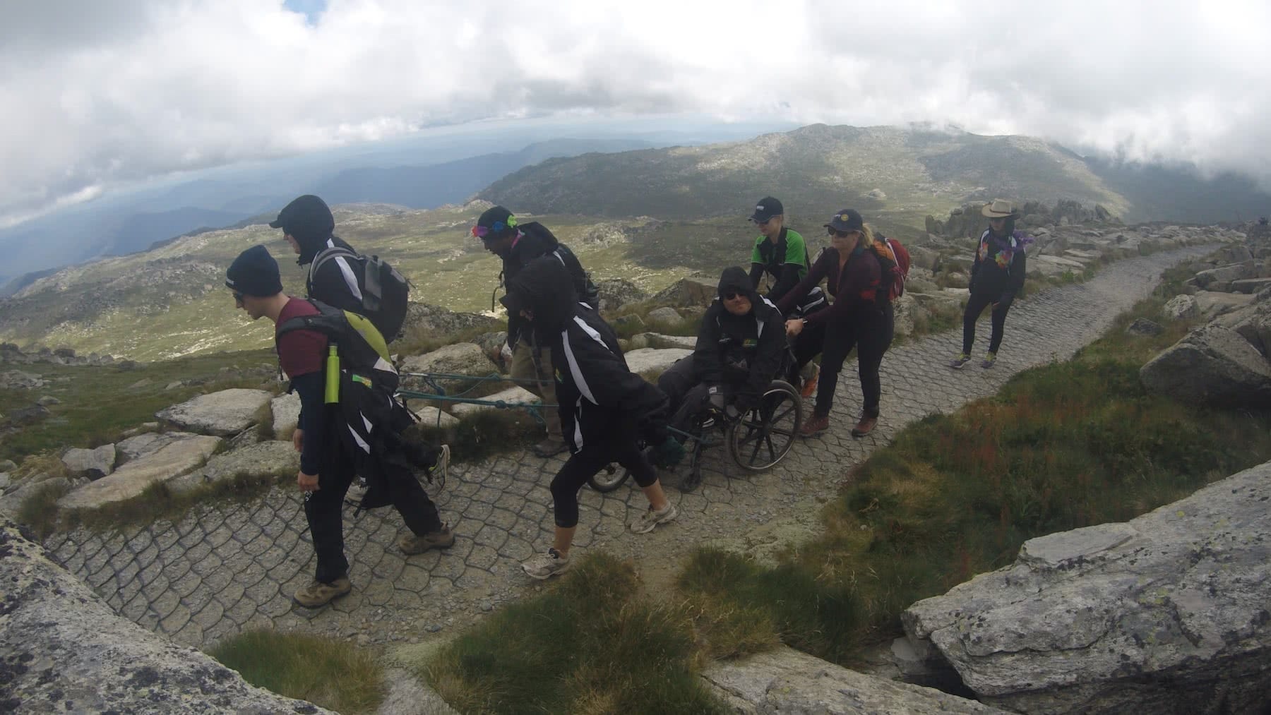 Dalena Pangna Krazy Kosci Klimb Mount Kosciuszko wheelchair disability