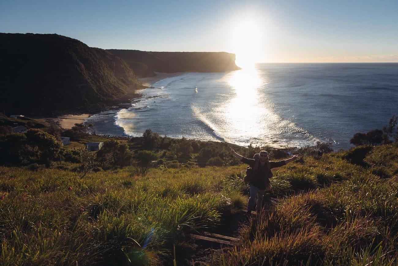 adrian mascenon, the coast track, royal national park, nsw, track, sunrise, bundeena to otford