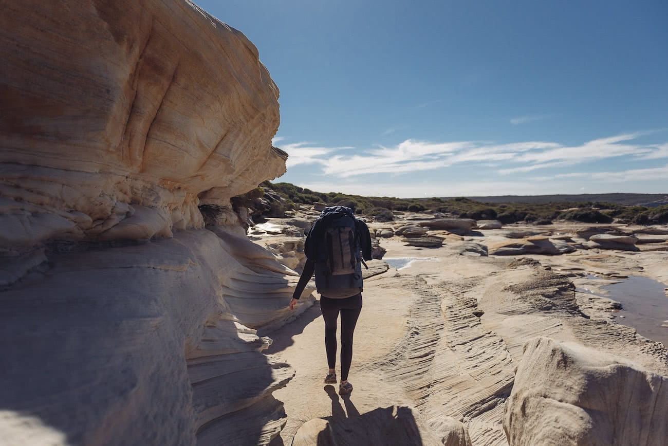 adrian mascenon, the coast track, royal national park, nsw, backpack, hiking, hero, bundeena to otford
