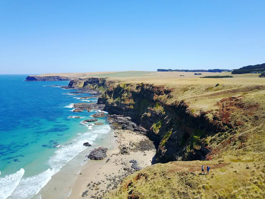 Scott Runacorn Summer Sweet Spot Mornington Peninsula Coast, cliffs, ocean, horizon