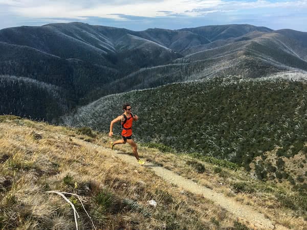 Lachie Thomas (photographer) Pat Corden (subject) Mt Feathertop (The Razorback) victorian high country