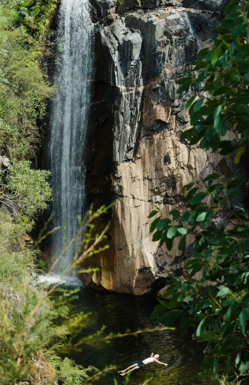 8 Ridiculously Beautiful Victorian Waterfalls To Chase This Summer Pat Corden Rollasons Falls, waterfall, pool, leaves, tree, cliff face, hero
