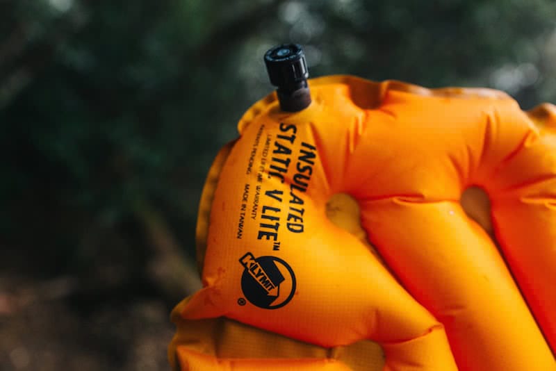 Sleeping mat group review KLYMIT INSULATED STATIC V LITE