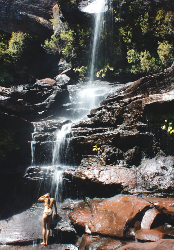 Jonathan Tan Madden Falls dharawal national park hidden campbelltown swimming hole wild swimming waterfall hero