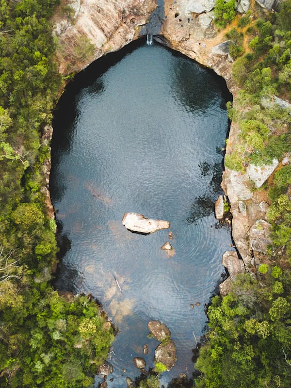 Jonathan Tan Minerva Pools dharawal national park hidden campbelltown swimming hole wild swimming hero