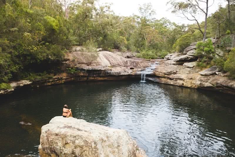 Jonathan Tan Minerva Pools dharawal national park hidden campbelltown swimming hole wild swimming