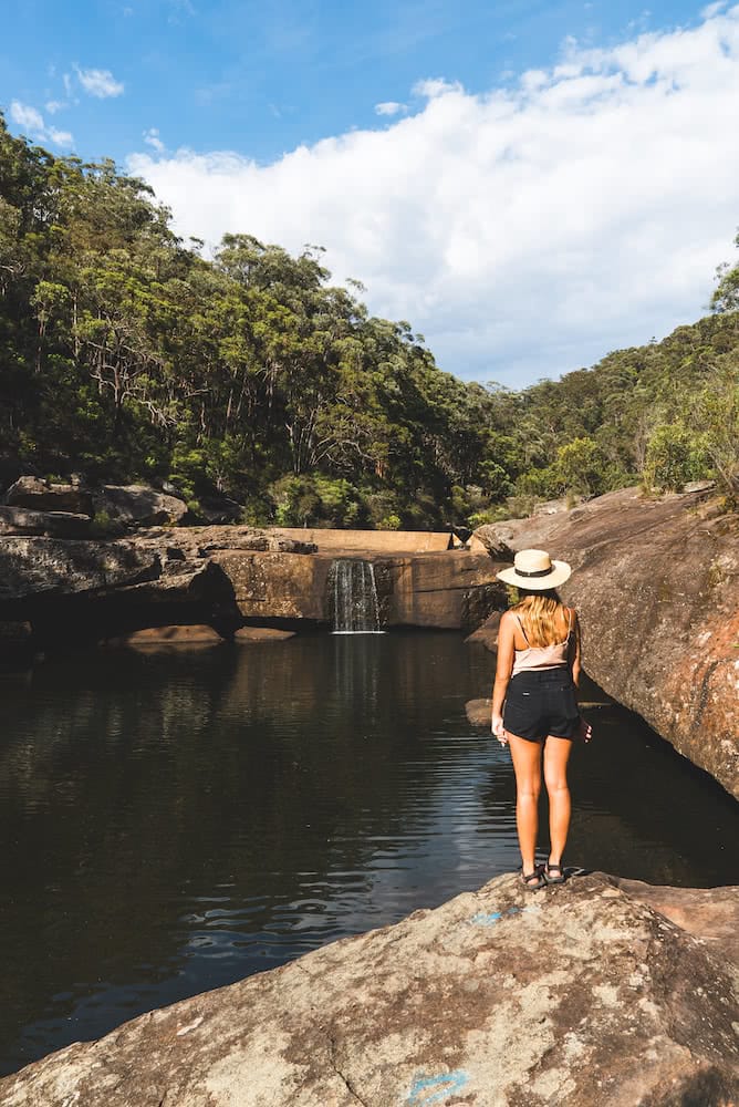 Jonathan Tan Jingga Falls dharawal national park hidden campbelltown swimming hole wild swimming 