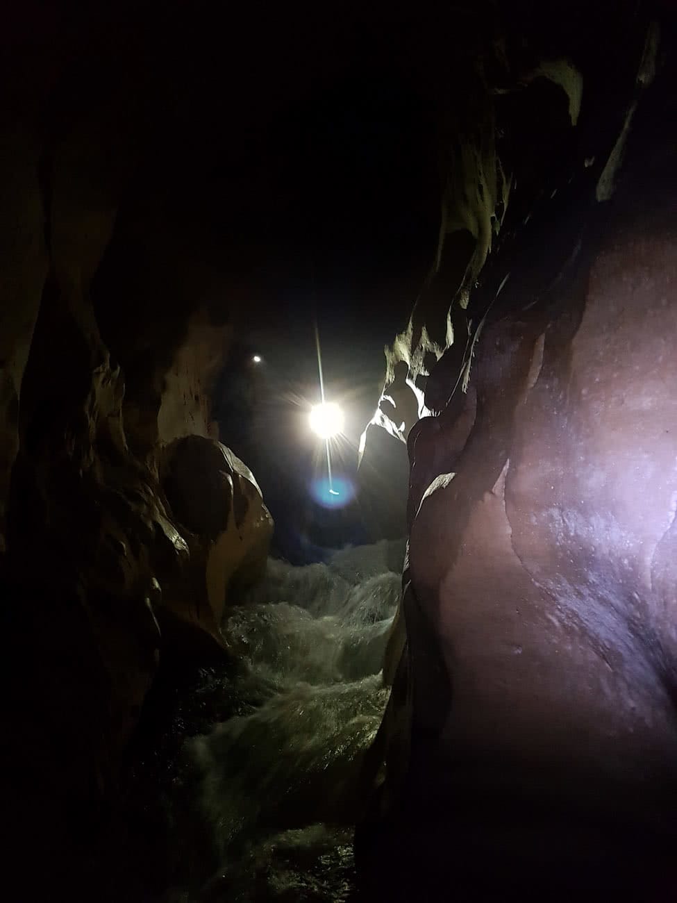 cave stream, castle hill, ian middleton, south island, new zealand, caving