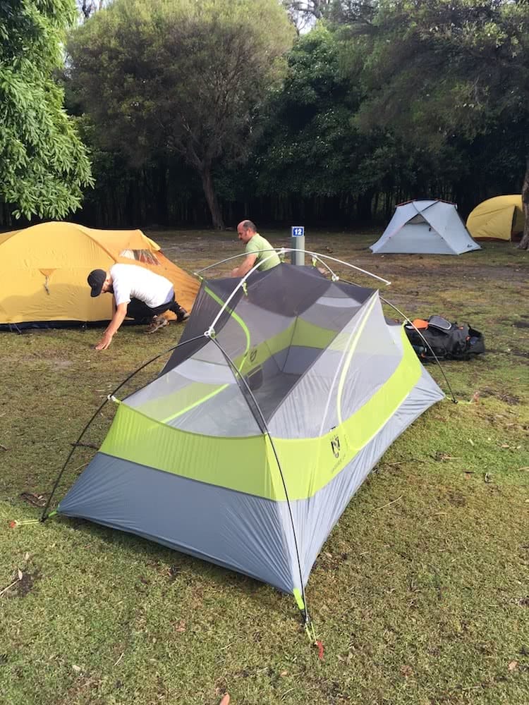 tim ashelford, nemo dagger 2p, review, tent, gear, backpacking, ultralight, fly off