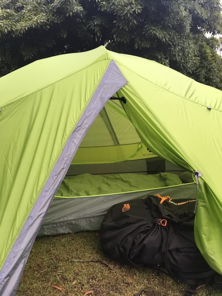 tim ashelford, nemo dagger 2p, review, tent, gear, backpacking, ultralight, door