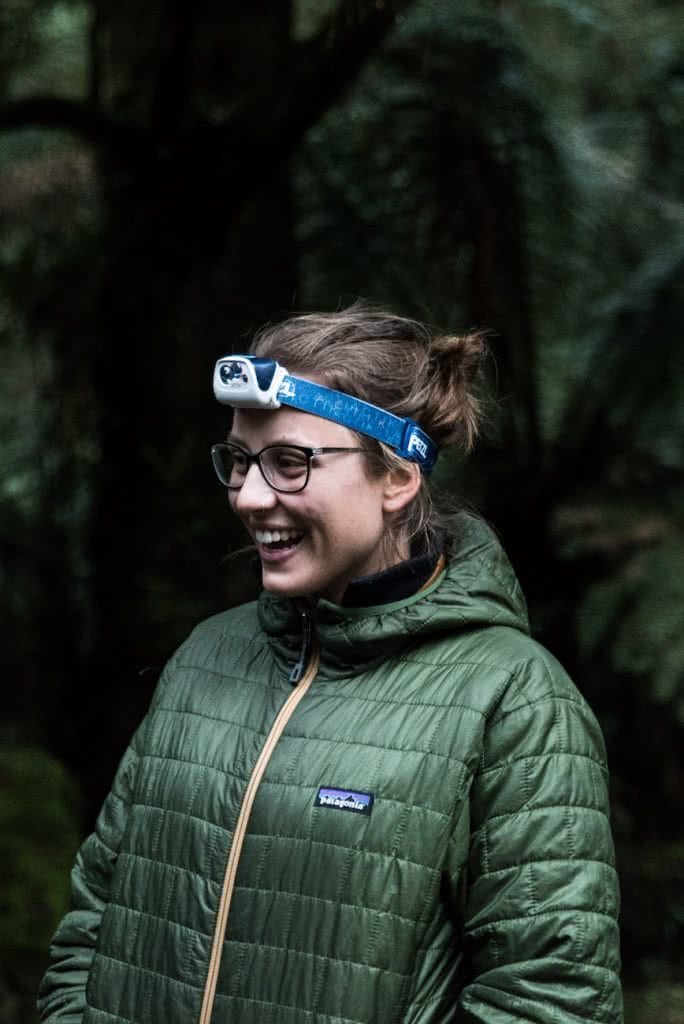 pat corden, head torch, explorer review, explorer project, ellie, petzl, actik