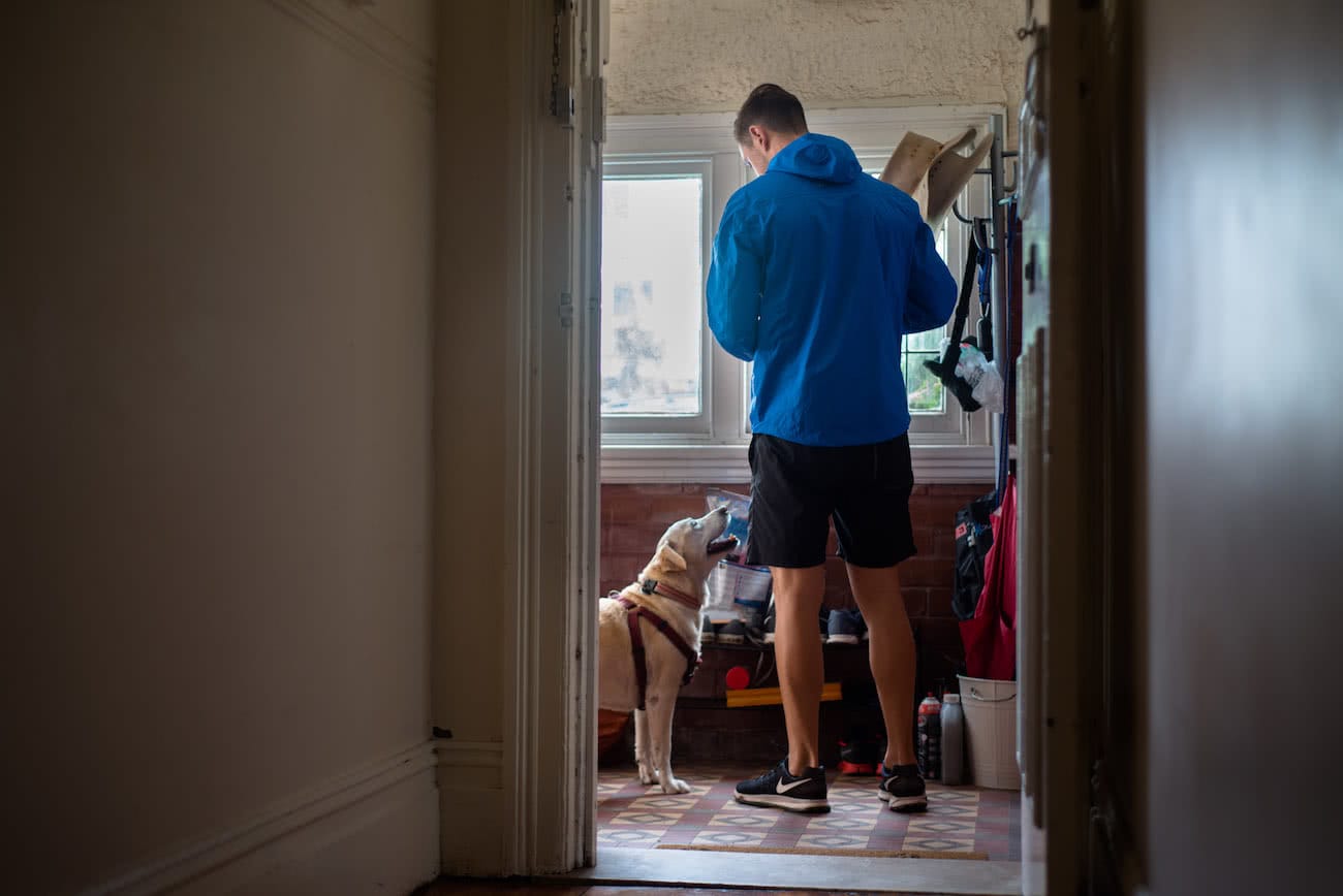 morgan cardiff, outrak packaway rain jacket, gear review, rays outdoors, dog, walkies