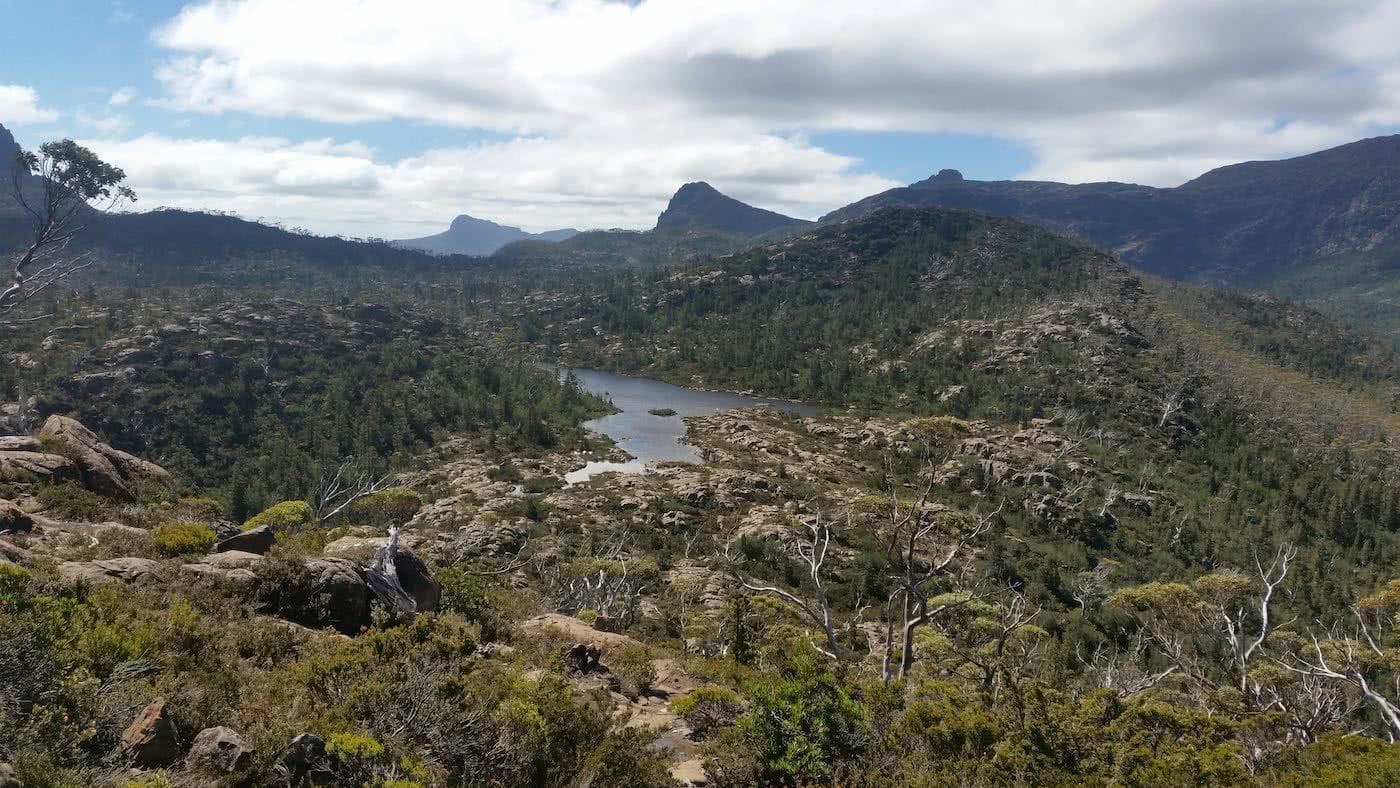 The Best Side Trip On The Overland Track? // Pine Valley Hut (TAS), Brooke Nolan, The Labyrinth, river, rocks, mountains, view