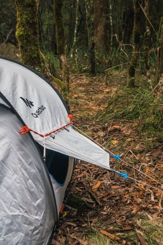 Quechua 2 Second Pop Up Tent // Gear Review Riley Kruck, tent, flaps, ventilation, guy ropes