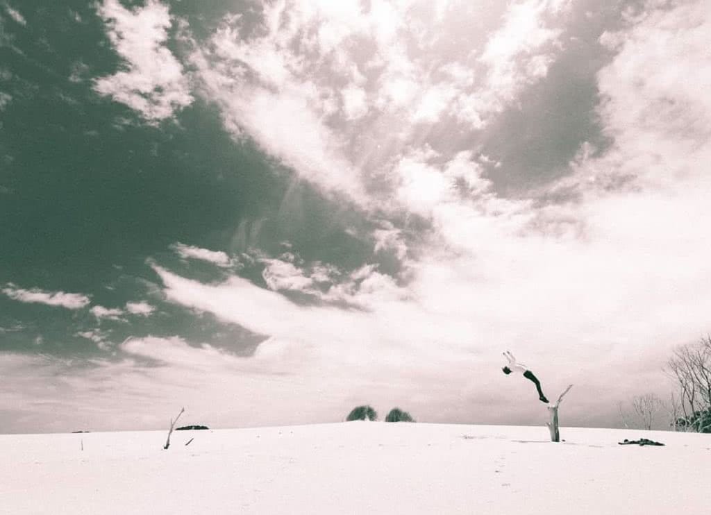 12 Things To Do On Tassie’s West Coast, photo by Henry Brydon, Henty Sand Dunes, dead tree