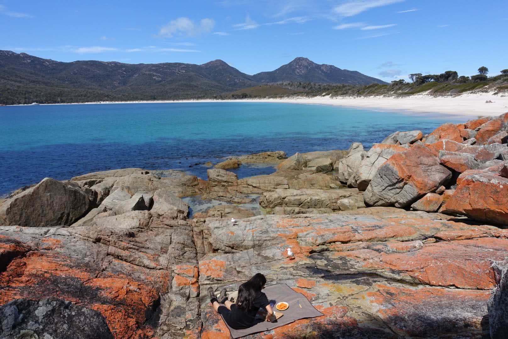 ben juzwin, excursion co, picnic, wineglass bay, freycinet national park, excursion_company