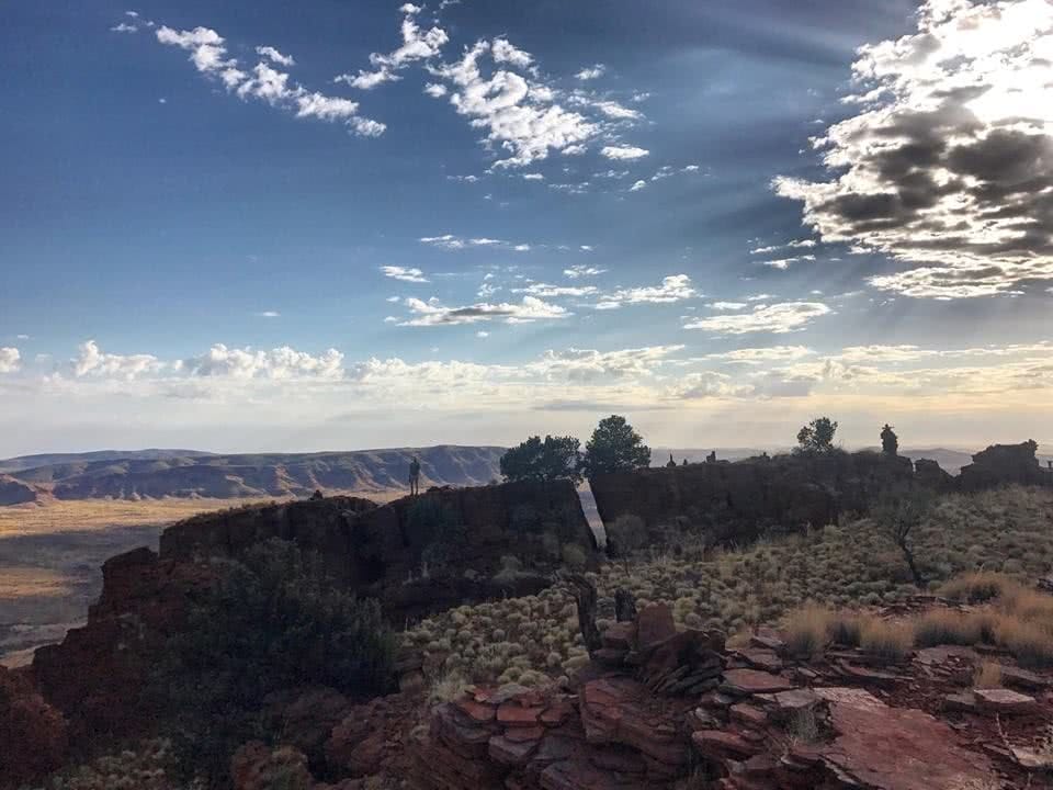 Starting The Day The Right Way On Punurrunha (Mt Bruce) // Karijini NP (WA) Tiffany Hulm, mountain range, clouds