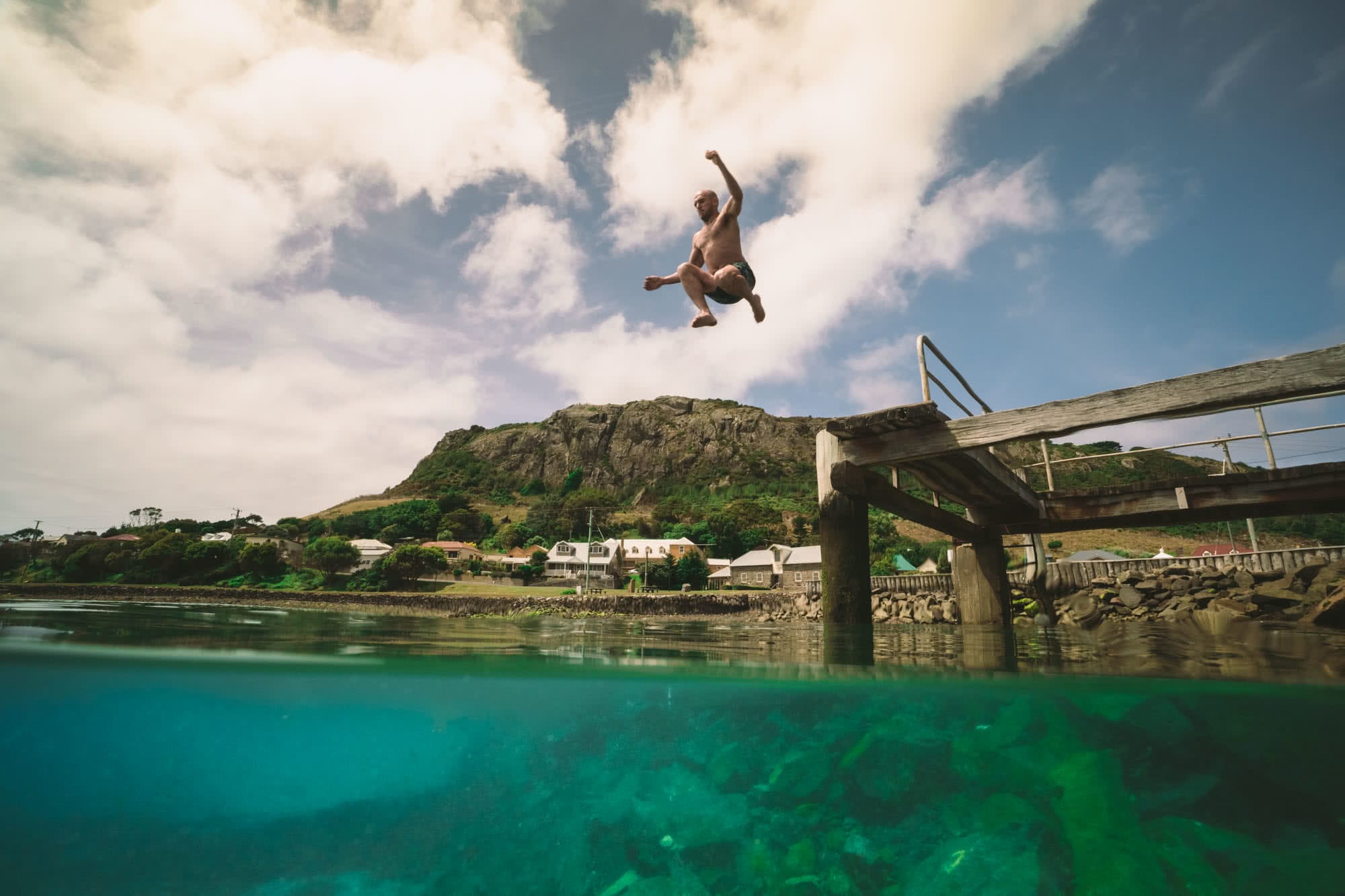 mitch cox, stanley, wharf jump, henry brydon, tarkine drive
